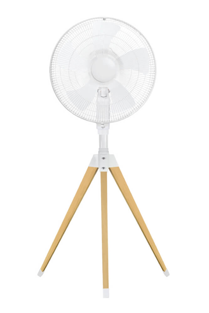 พัดลมอุตสาหกรรมตั้งพื้น ขาไม้ 18 นิ้ว MIRA M-185 WHITE